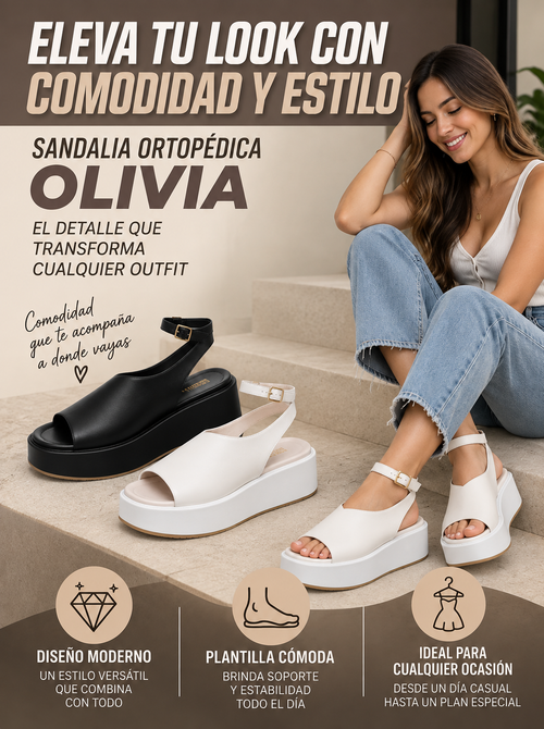 SANDALIA ORTOPEDICA OLIVIA