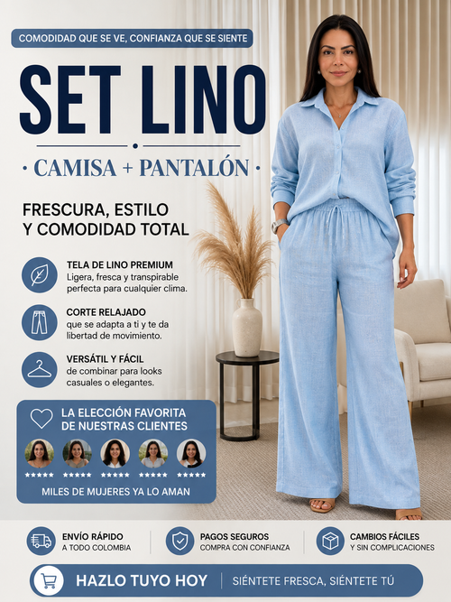 SET LINO · CAMISA + PANTALÓN