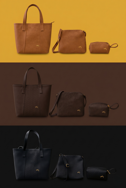 TRIO DE BOLSOS VELEZ